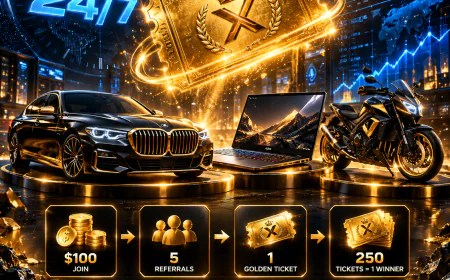 Axioniv Golden Ticket Campaign Trade 24/7 & Unlock Rewards