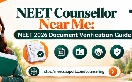 NEET Counsellor Near Me: NEET 2026 Document Verification Guide