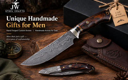 Unique Handmade Gifts for Men: Discover Hand-Forged Custom Knives and Handmade Knives for Sale