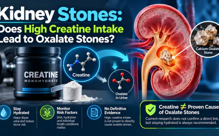 Kidney Stones: Does High Creatine Intake Lead to Oxalate Stones?