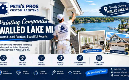 Painting Companies Walled Lake MI: Residential Painting Services In Walled Lake MI