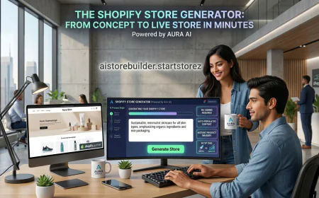 What Is a Shopify Store Generator and How Does It Help Beginners Build an Ecommerce Business Faster?