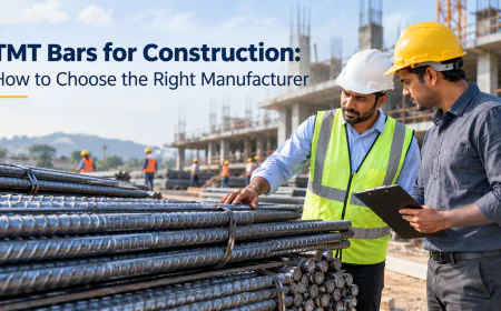 TMT Bars for Construction: How to Choose the Right Manufacturer