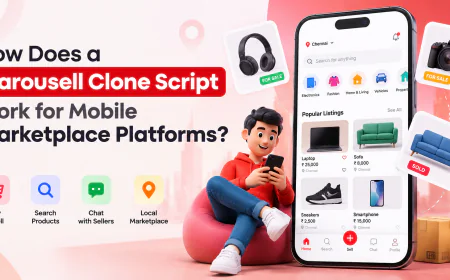 How Does a Carousell Clone Script Work for Mobile Marketplace Platforms?