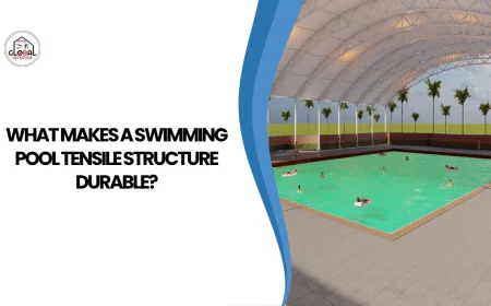 What Makes a Swimming Pool Tensile Structure Durable?