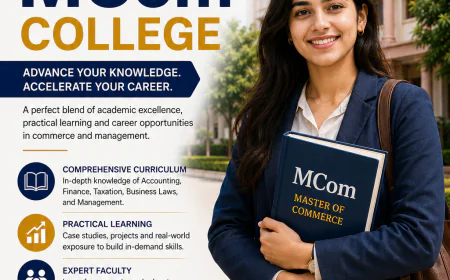 M.Com College in Jaipur: Building a Strong Foundation for a Commerce Career