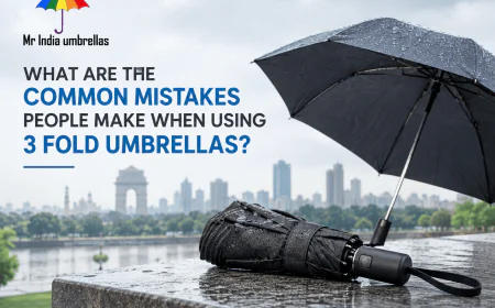 What Are The Common Mistakes People Make When Using 3 Fold Umbrellas?