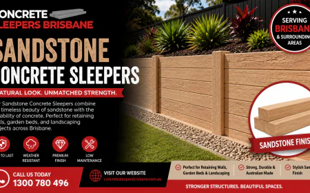 What Makes Sandstone Concrete Sleeper a Durable Retaining Wall Solution?