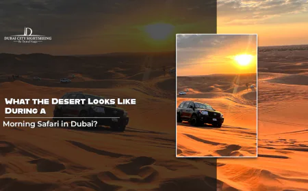What The Desert Looks Like During A Morning Safari in Dubai?