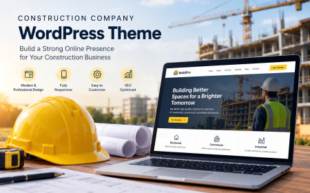 Construction Company WordPress Theme Features for Showing Project Locations
