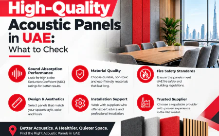 How to Find High-Quality Acoustic Panels in UAE: What to Check