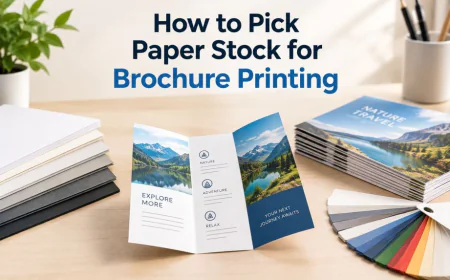 How to Pick Paper Stock for Brochure Printing