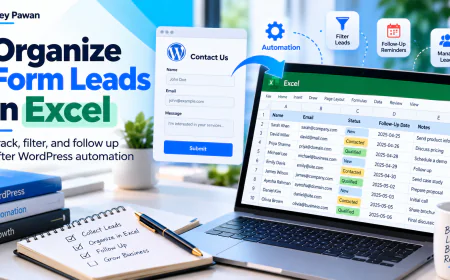 How to Organize Form Leads in Excel After WordPress Automation