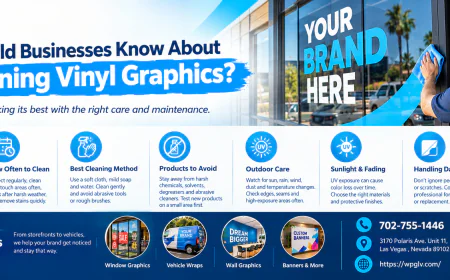 What Should Businesses Know About Maintaining Vinyl Graphics?