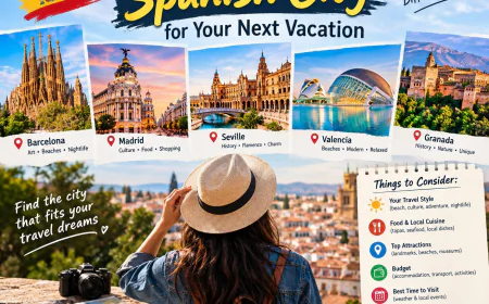 How to choose the right Spanish City for your next Vacation