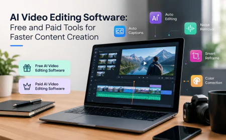 AI Video Editing Software: Free and Paid Tools for Faster Content Creation