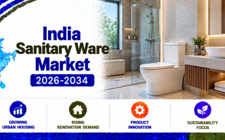 India Sanitary Ware Market 2026–2034: Urbanization, Premium Bathroom Solutions & Real Estate Development Driving Demand