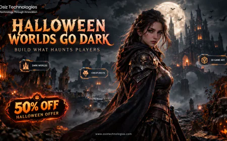 Halloween Gaming Goes Bigger with Smaller Teams: Scale Game Art with 50% Off