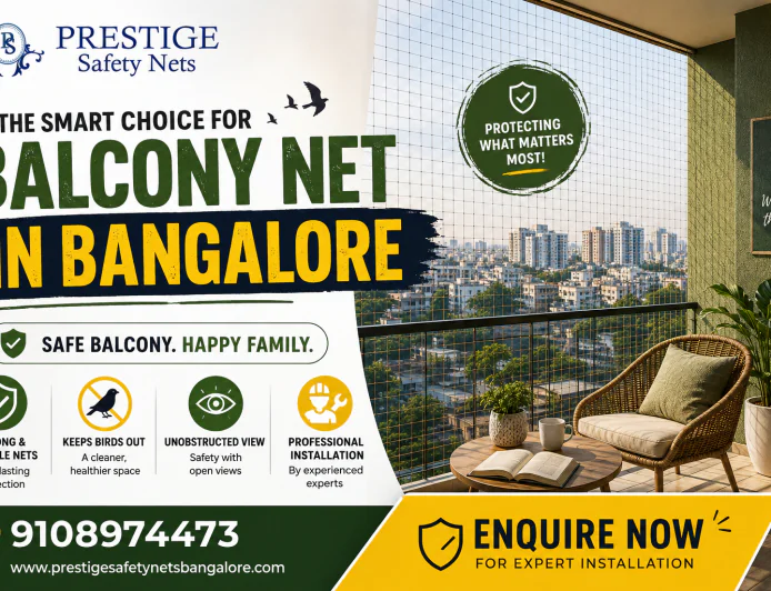 Professional Balcony Net Installation in Bangalore