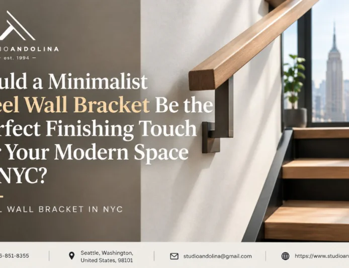 Could a Minimalist Steel Wall Bracket Be the Perfect Finishing Touch for Your Modern Space in NYC?