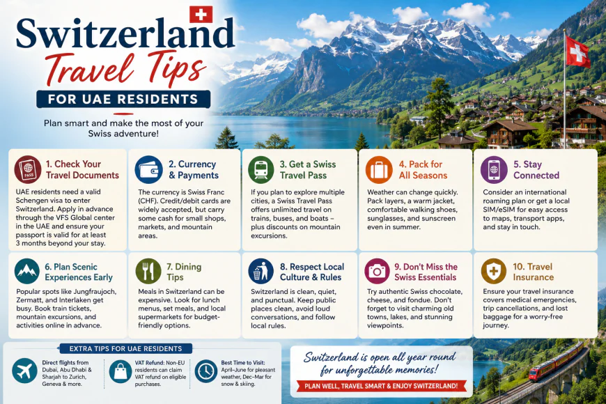 Switzerland Travel Tips for UAE Residents