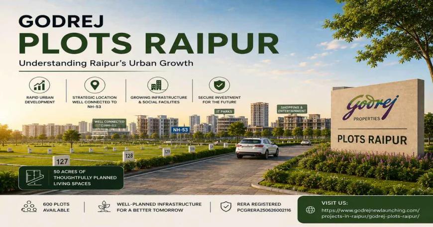 Godrej Plots Raipur: Understanding Raipur’s Urban Growth