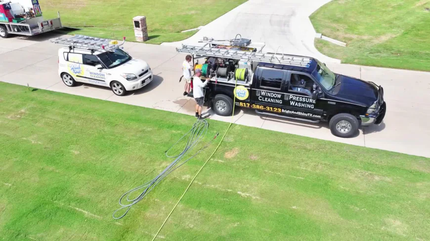 Commercial Window Cleaning and Pressure Washing in Aledo TX for a Cleaner Business