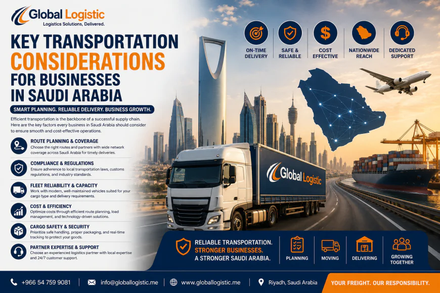 Key Transportation Considerations for Businesses in Saudi Arabia