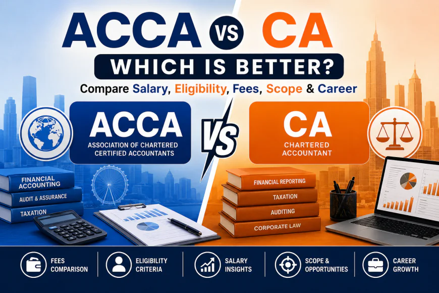 ACCA vs CA: Which Is Better? Compare Salary, Fees, Scope & Career