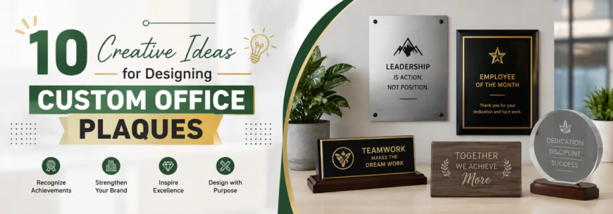 10 Creative Ideas for Designing Custom Office Plaques