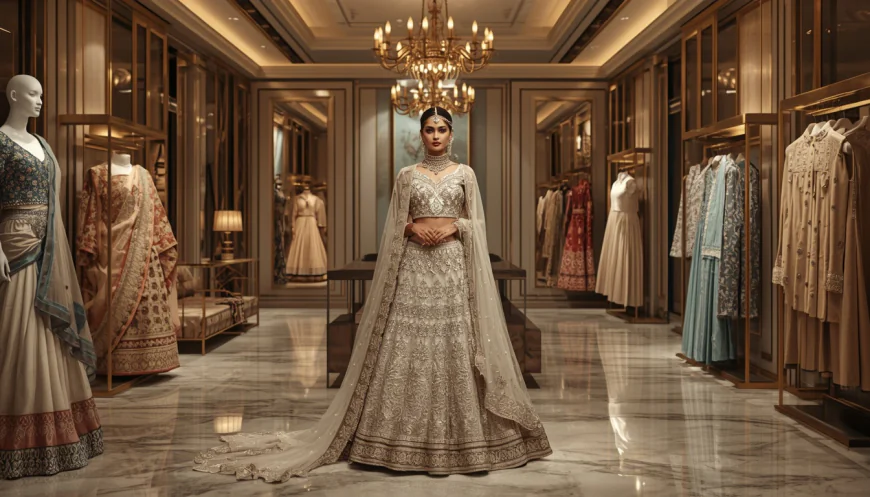 Seema Gujral Bridal Lehenga for Timeless Style