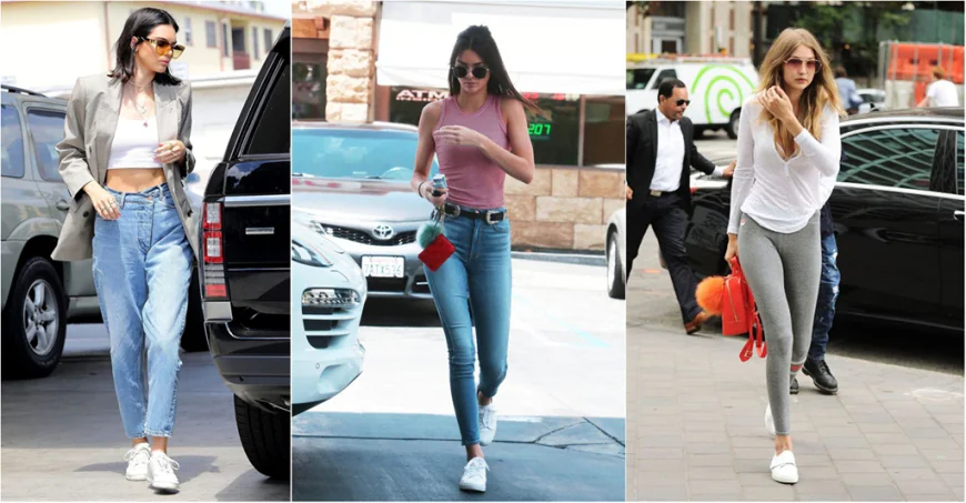 white jeans are Americana summer Golden Goose staples
