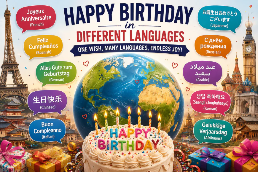 Happy Birthday in Different Languages: 50+ Unique Wishes From Around the World