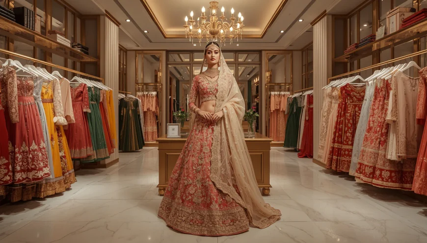 Seema Gujral Bridal Lehenga Luxury Wedding Style