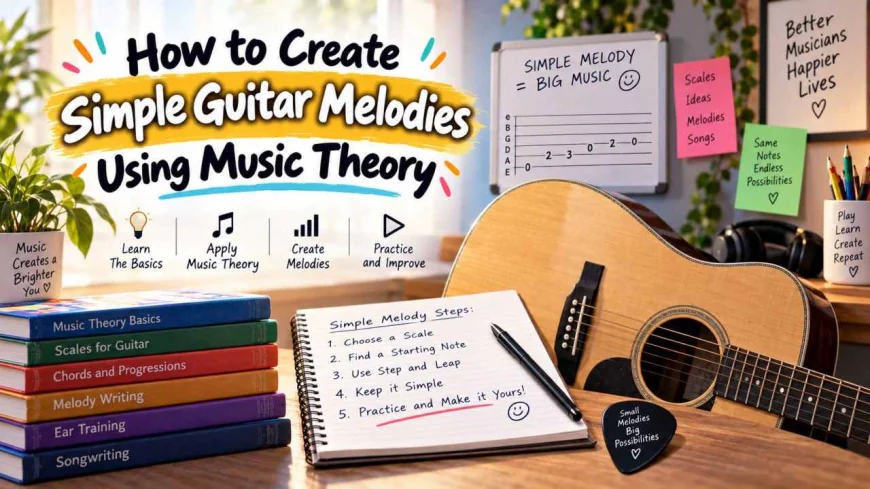 How to Create Simple Guitar Melodies Using Music Theory