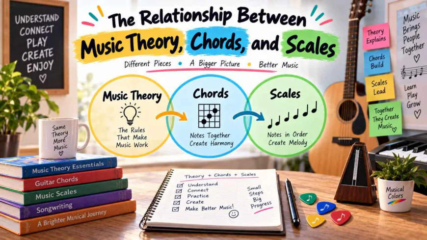 The Relationship Between Music Theory, Chords, and Scales
