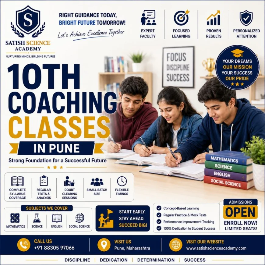 How 10th Coaching Classes Help Students Manage Board Exam Pressure