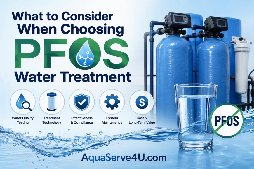 What to Consider When Choosing PFOS Water Treatment | Accurate Aqua Serve