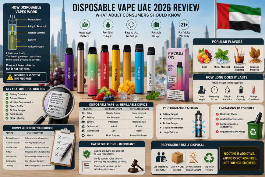 Disposable Vape UAE 2026 Review: What Adult Consumers Should Know