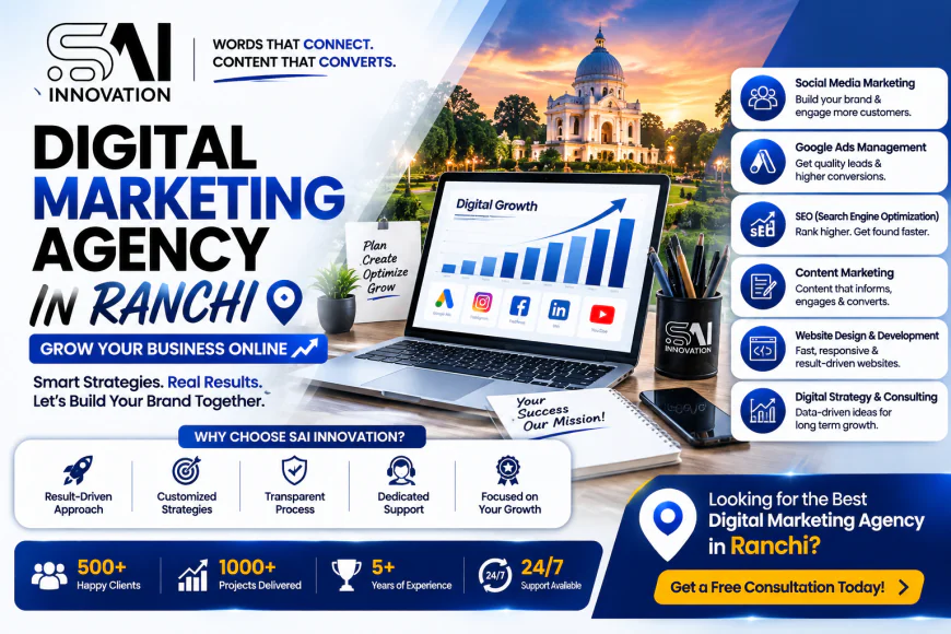 Stop Searching "Digital Marketing Agency in Ranchi" — San Innovation in Ranchi Is Your Answer