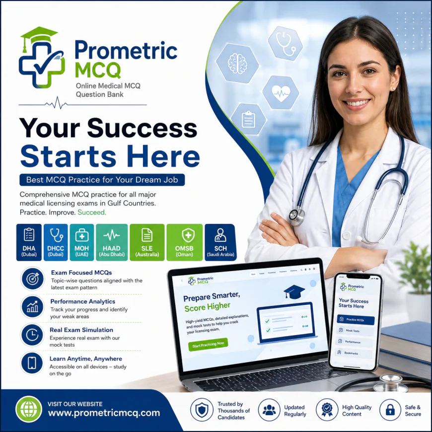 Prometric Exam, DHA Exam, DHA Licence, QCHP, KMLE & Saudi Prometric Exam Questions: Complete Preparation Guide