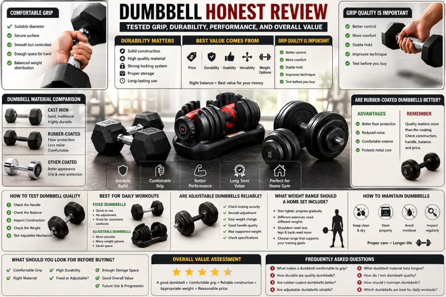 Dumbbell Honest Review: Tested Grip, Durability, Performance, and Overall Value