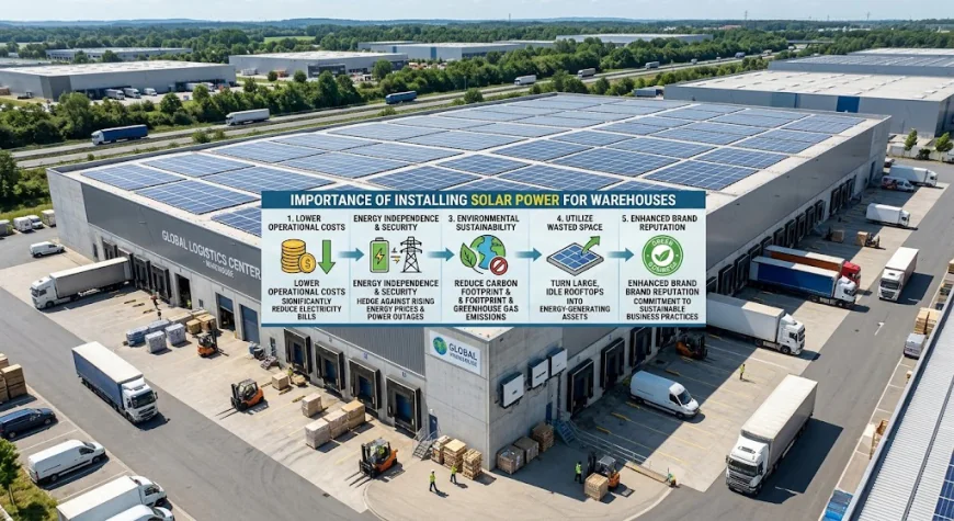 Importance of installing Solar power system for warehouse