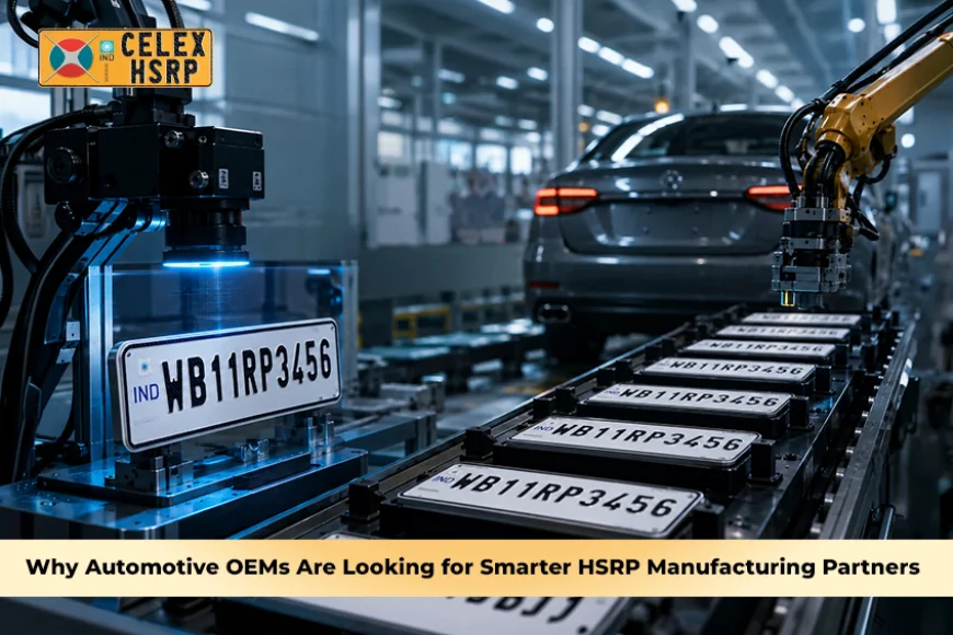 Why Automotive OEMs Are Looking for Smarter HSRP Manufacturing Partners