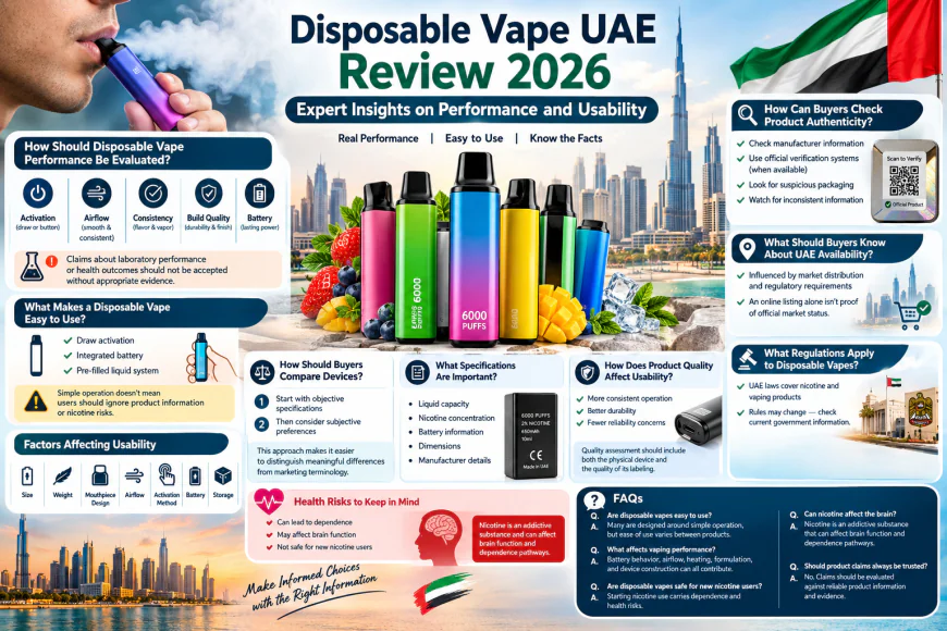 Disposable Vape UAE Review 2026: Expert Insights on Performance and Usability