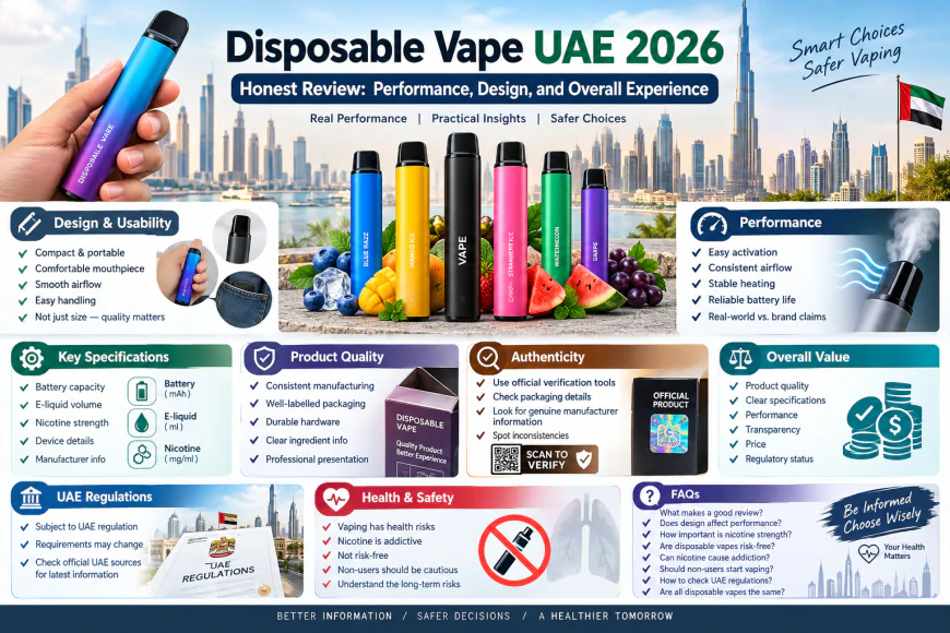 Disposable Vape UAE 2026 Honest Review: Performance, Design, and Overall Experience