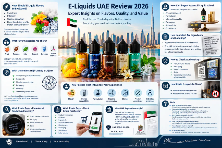 E-Liquids UAE Review 2026: Expert Insights on Flavors, Quality, and Value