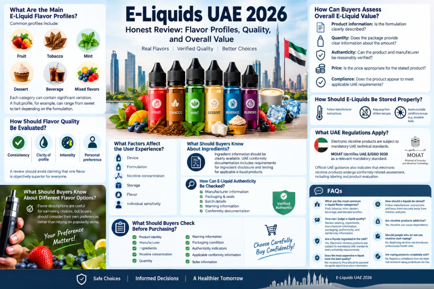 E-Liquids UAE Real User Review: What Should Buyers Look For?