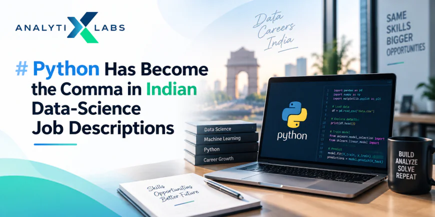 Python Has Become the Comma in Indian Data-Science Job Descriptions