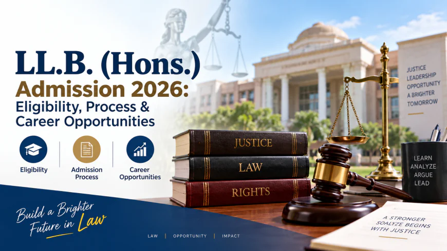 LL.B. (Hons.) Admission 2026: Eligibility, Process & Career Opportunities